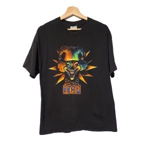 Vintage Y2K Insane Clown Posse Black T-Shirt Size Large